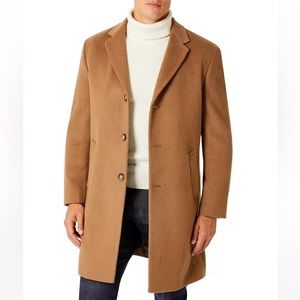 NWT! REACTION Kenneth Cole Men’s Single Breasted Classic Overcoat
